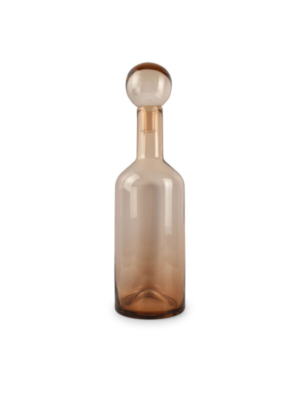 Glazen fles amber XL