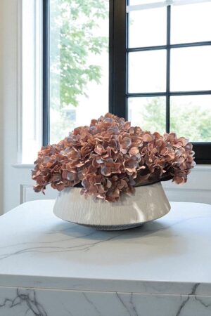 Boeket ’Rusty Hortensia’ incl vaas