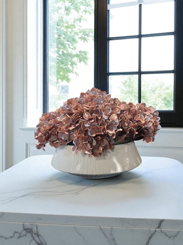 Boeket ’Rusty Hortensia’ incl vaas