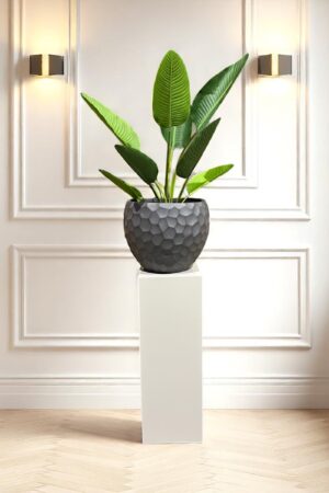 Bruine pot(binnen&buiten)