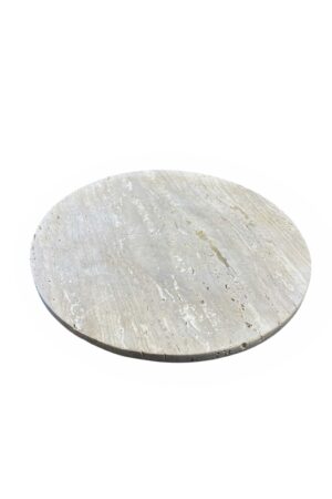 Dienblad travertin rond